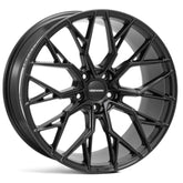 Veemann V-FS51 22X9.5 5X112 ET26 Gloss Black Deep Concave